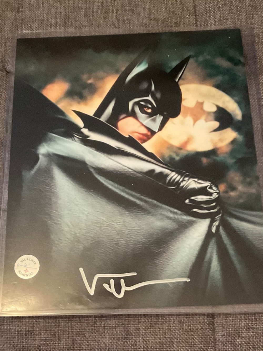 Batman Forever Autographed Val Kilmer SIGNED 8 x 10 photo COA